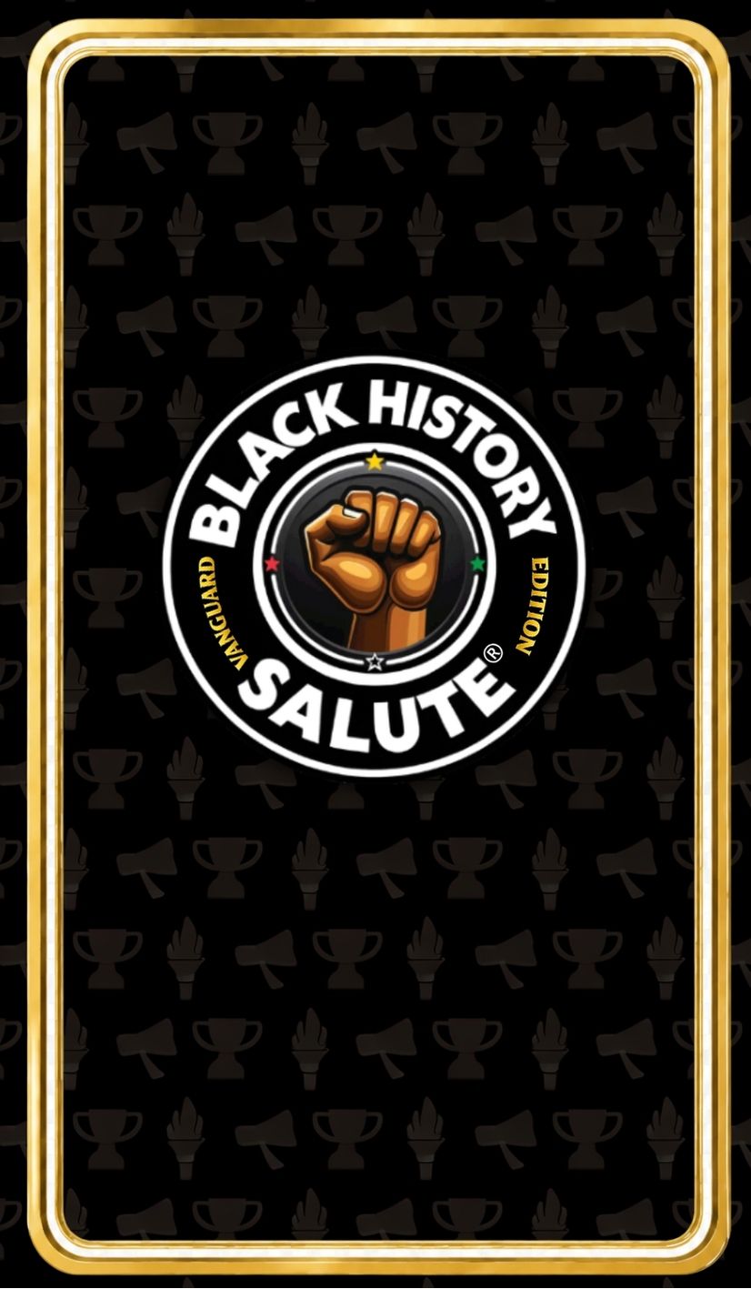 Black History Salute card back